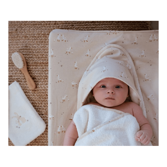 Little Dutch Newborn Naturals Waskussenhoes Little Goose