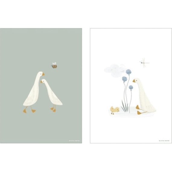 Little Dutch Newborn Naturals Poster A3 Nbn Little Goose