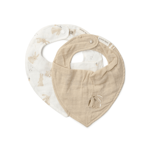 Little Dutch Bandana Bib 2 stuks Baby Bunny