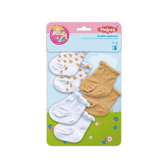 Heless 171 Sokken Voor Pop 3paar 35-45cm