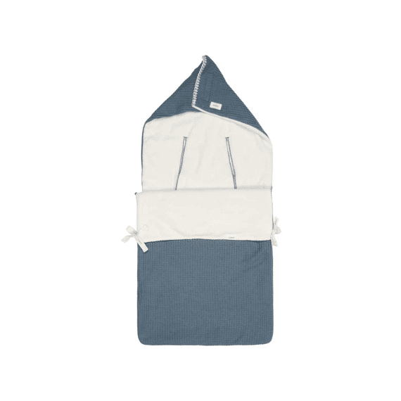 Koeka Voetenzak Autostoeltje Groep 0+ Katoen/fleece Malaga Bluestone