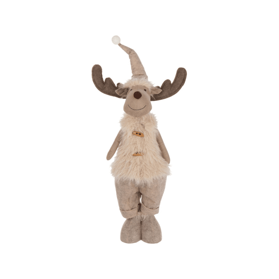 J-line Eland Telescopisch Bont Polyester Ecru 87cm
