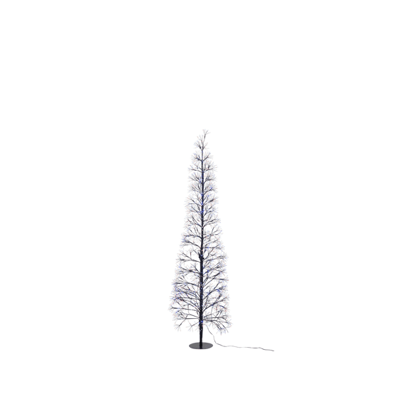 Boom Led Multic Licht Ijz Zw L 58x58x180cm