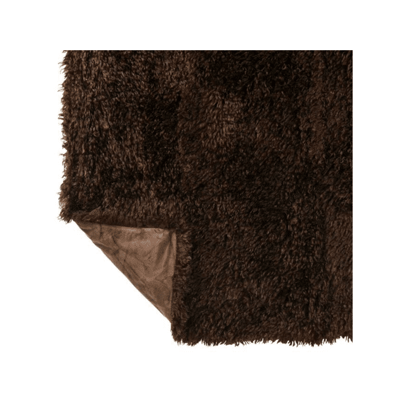 Deken Moutie Polyester Bruin 130x180x1cm