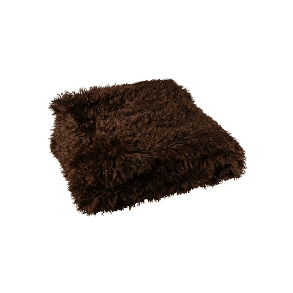 Deken Moutie Polyester Bruin 130x180x1cm
