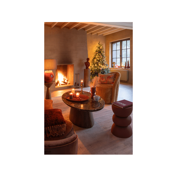 Geurkaars Dek Olive&fra 20u 8,5x8,5x14,5cm