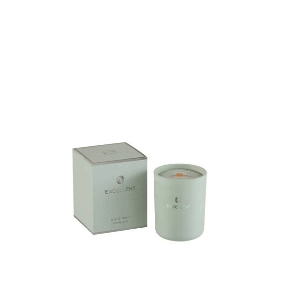 Geurkaars Dek Olive&fra 20u 8,5x8,5x14,5cm