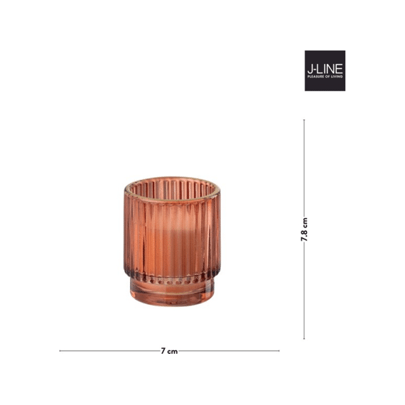 Geurkaars Olive&frank  19u 7x7x7,8cm