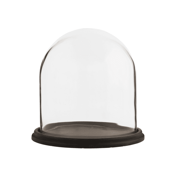 Bel Glas Donkerbruin Large 23x23x29cm