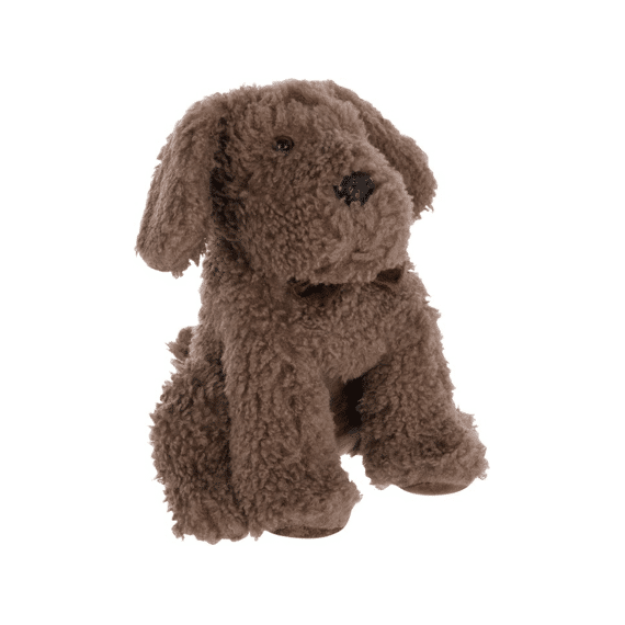 J-line Deurstop Hond Polyester Bruin 30cm