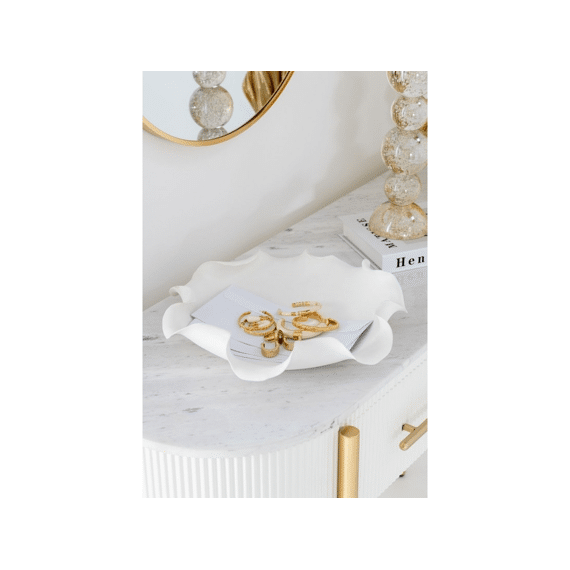 Deco Schaal Helix Onregelmatig  37x37x9cm