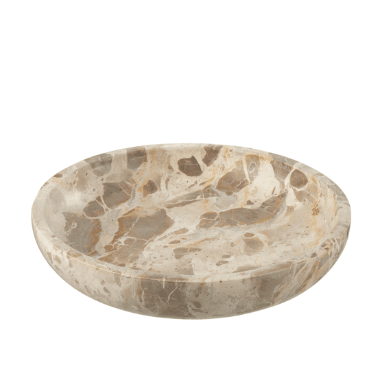 J-line Schaal Marmer Beige 35x35cm