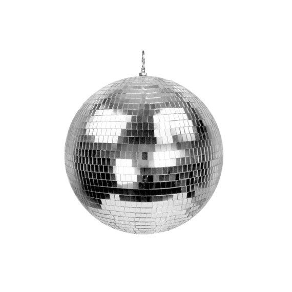 D/4 Kerstbal Disco Plastiek Gd 30x30x15cm