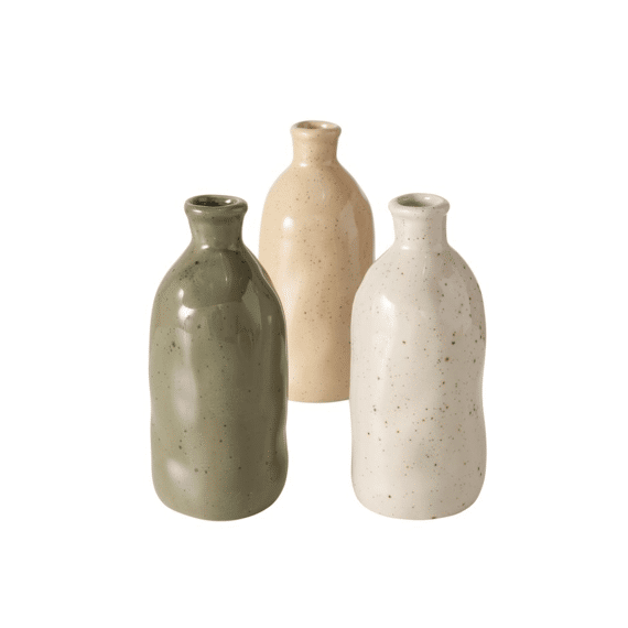Vase Mylana H 15 Cm Porcelain Reactive Glaze Shiny Single-colour Per Stuk/Per Kleur