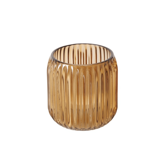 Windlight Remsa Round H 8.5 Cm Glass Lacquered Single-colour Per Stuk