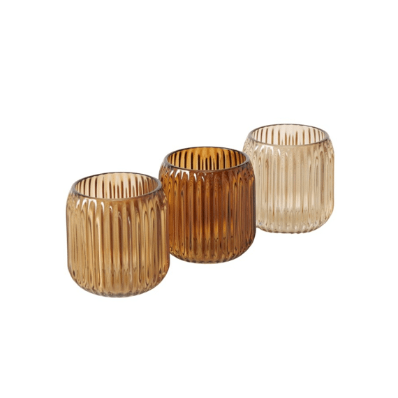 Windlight Remsa Round H 8.5 Cm Glass Lacquered Single-colour Per Stuk