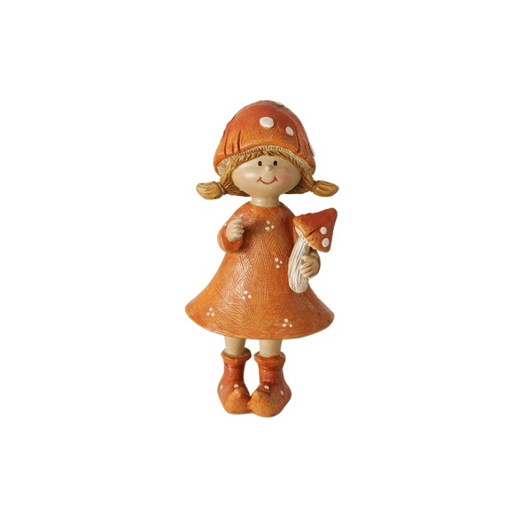 Figurine Tamy Children H 14.2 Cm Polyresin Brown Assotiment Prijs Per Stuk