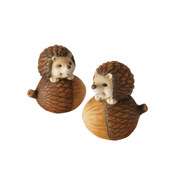 Decorative Object Paulio Hedgehog Acorn H 13 Cm Terra Cotta Single-colour Assortiment Prijs Per Stuk