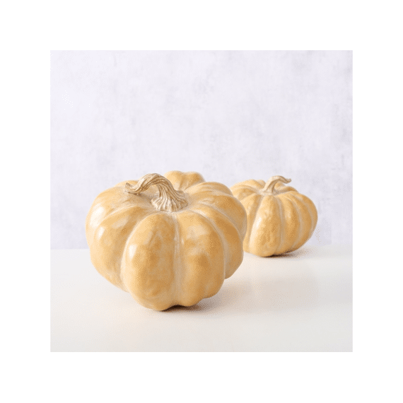 Decorative Object Merano Pumpkin H 10.5 Cm Polyresin Single-colour Assortiment Prijs Per Stuk