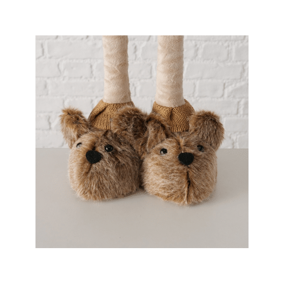 Figurine Teddie Bear H 55 Cm Iron Concrete Polyester Brown