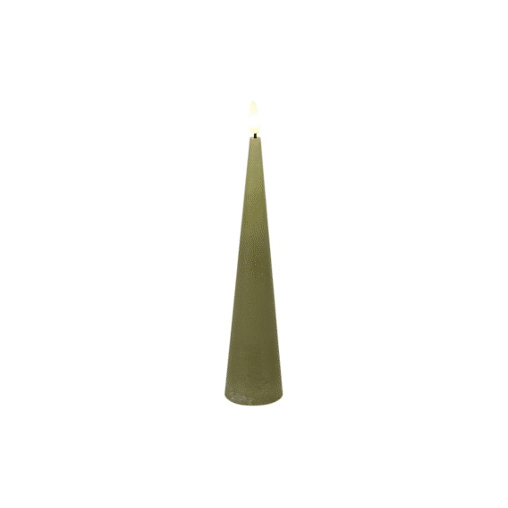Kegelkaars Ø5cm Led Ko Lyon M Beige L5b5h29,5cm