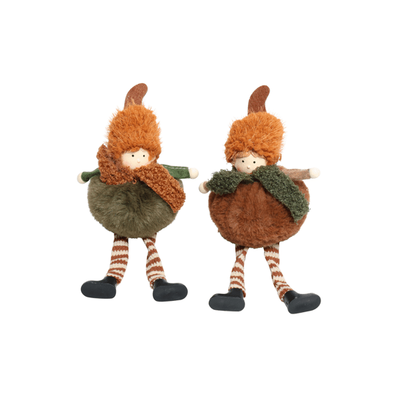 Figuur M/bungelbenen Lynn Veelkleurig L9b6h12cm Assortiment