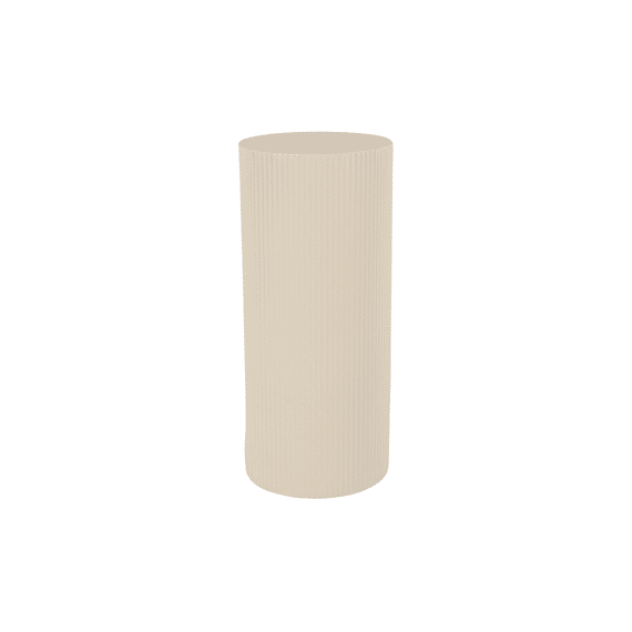 Zuil Rond Bradly M Crème L30b30h80cm