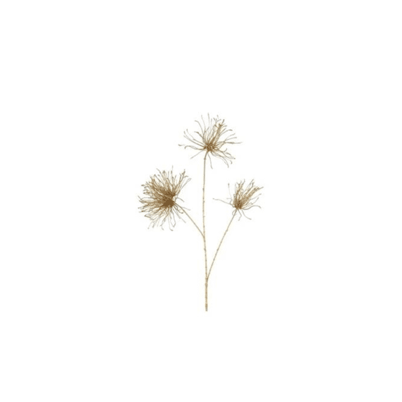 Kunstbloem Grevillea S Goud L94b24h13cm