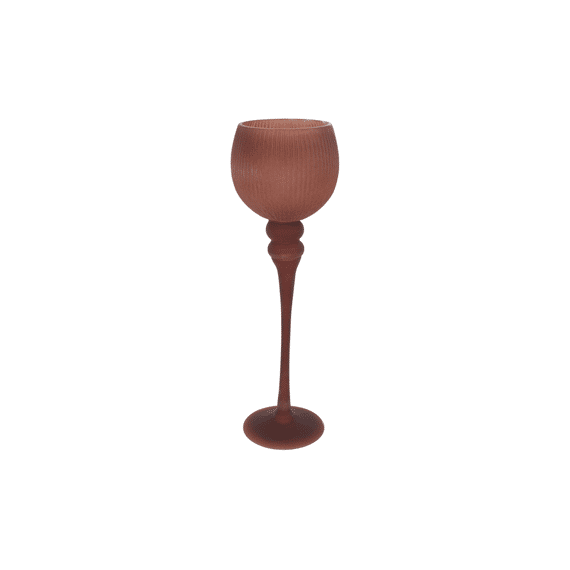 Drinkglas Ro Braid L Bruin L13b13h40cm