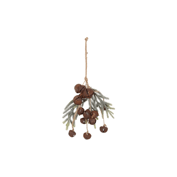 Kersthanger Belletjes Falk Pine S Roest L33b10h6cm