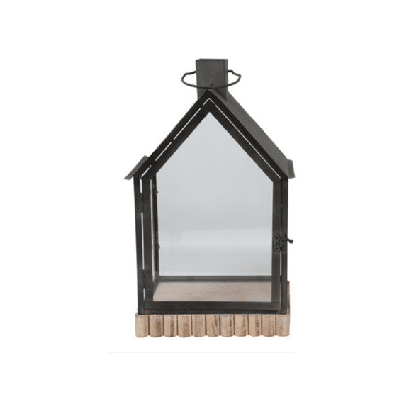 Lantaarn Rh Berke Zwart L22b14h33cm