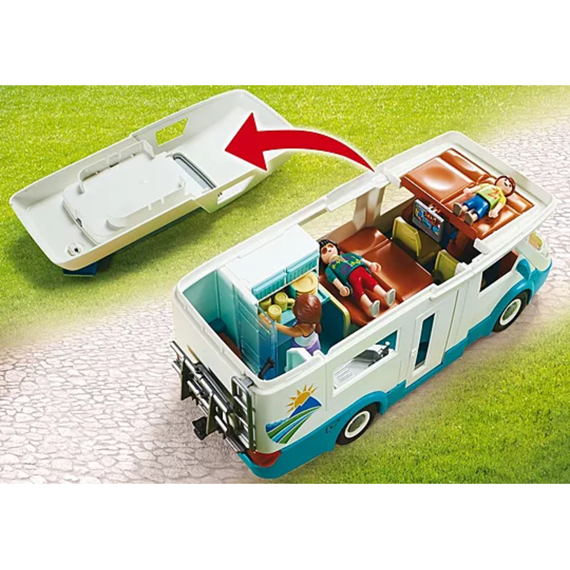 Playmobil 70088 Mobilhome Met Familie