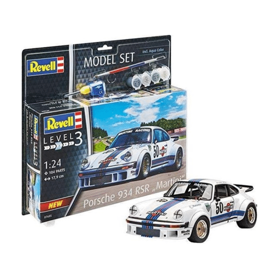 Revell 67685 Model Set Porsche 934 Rsr Martin