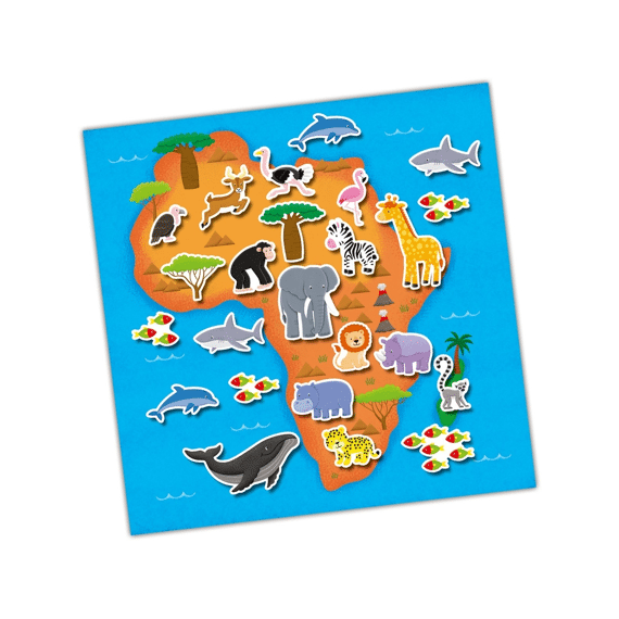 Galt Herbruikbaar Stickerboek Landkaarten
