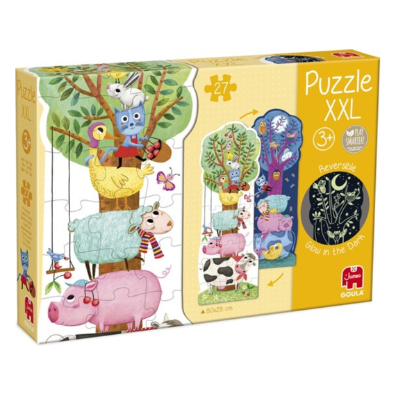 Jumbo Puzzel Xxl 27 Stuks Glow In The Dark Dag En Nacht