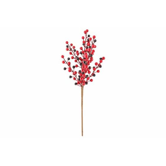 Decotak Berries Mix Rood 16x14xh45cm Kunststof