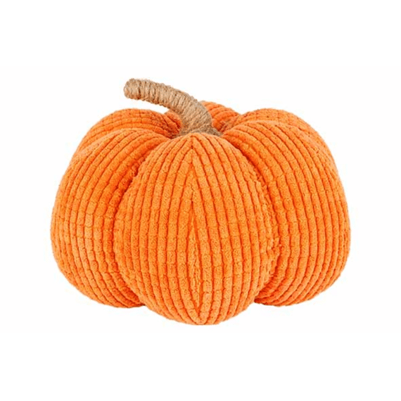 Pompoen Corduroy Oranje 20x20xh20cm Textiel
