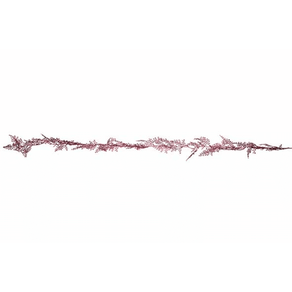 Slinger Buds Glitter Bordeaux 180cm Kunststof