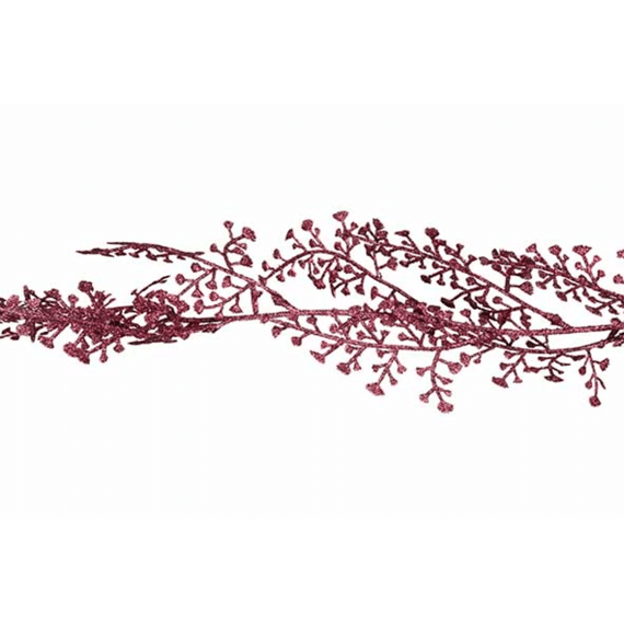 Slinger Buds Glitter Bordeaux 180cm Kunststof