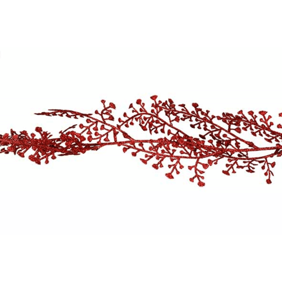 Slinger Buds Glitter Rood 180cm Kunststof