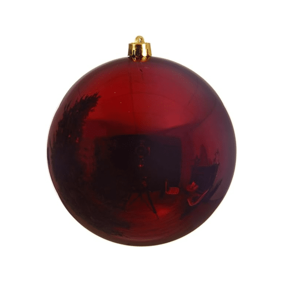 Christmas Ball Twig With 9 Balls 81 Cm Red-matte