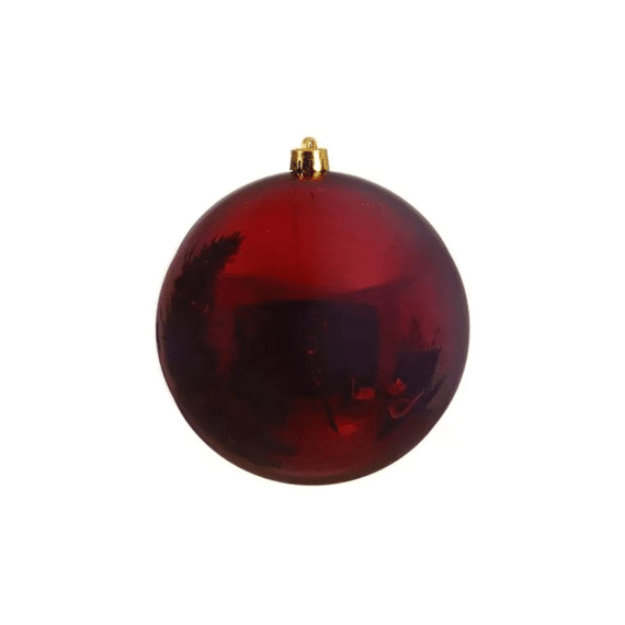 Christmas Ball Twig With 9 Balls 81 Cm Red-matte