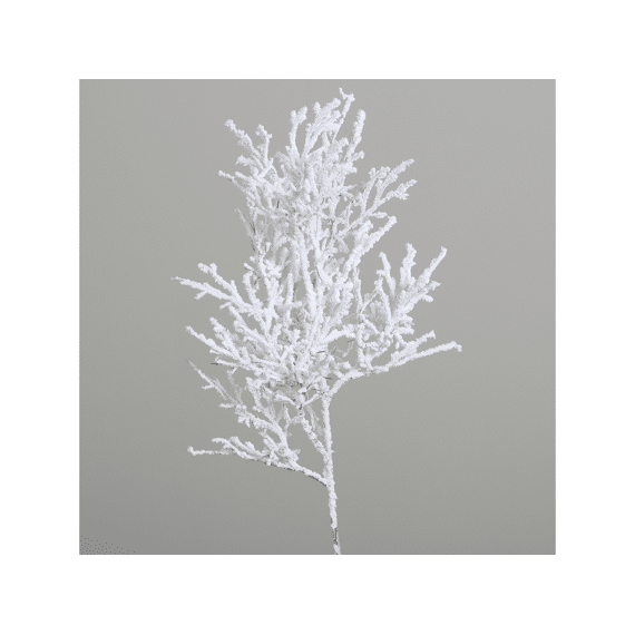 Decorative Branch Snow-covered 73 Cm White