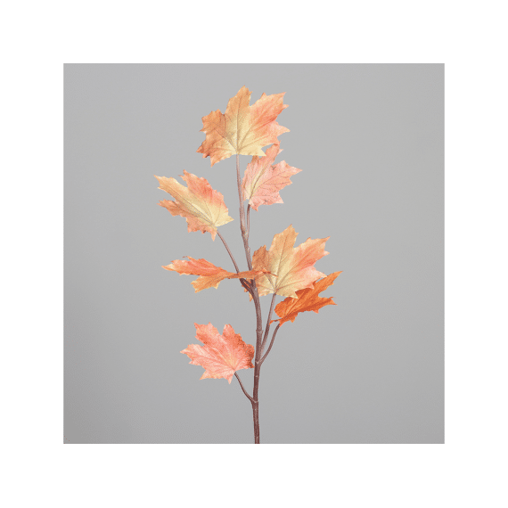 Maple Branch 77 Cm Orange-yellow