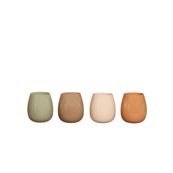 Glass Vases 16 Cm 4 Assortiment Prijs Per Stuk