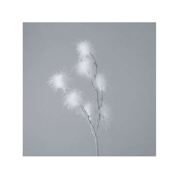 Feather-branch 77 Cm White