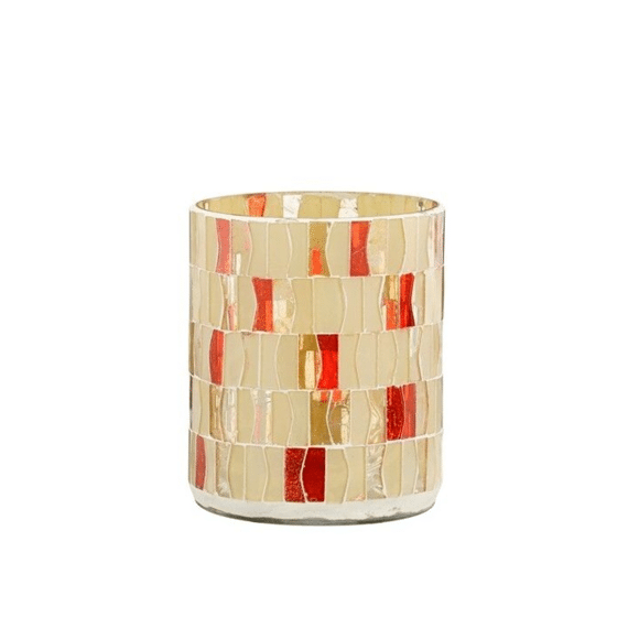Theelicht Houder Rood - H8xd8cm