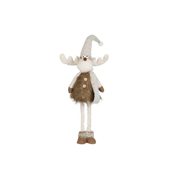 Decoratie Rendier Uitschuifbaar Grijs - L21xb19xh55/80cm