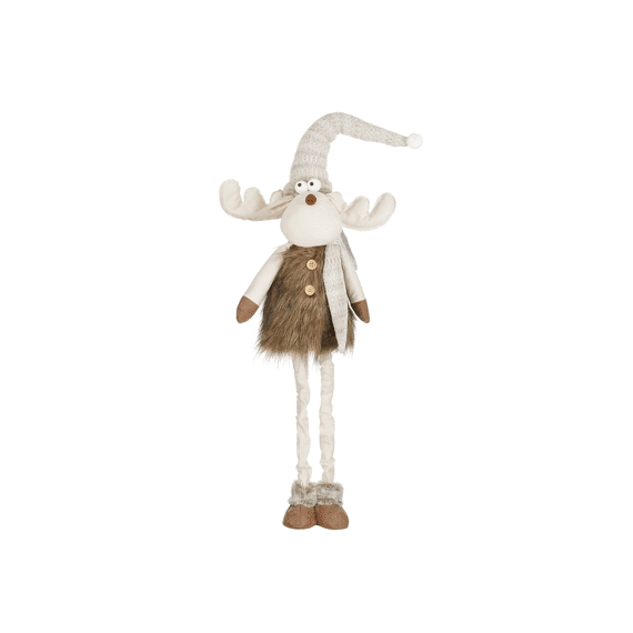 Decoratie Rendier Uitschuifbaar Grijs - L27xb23xh68/105cm