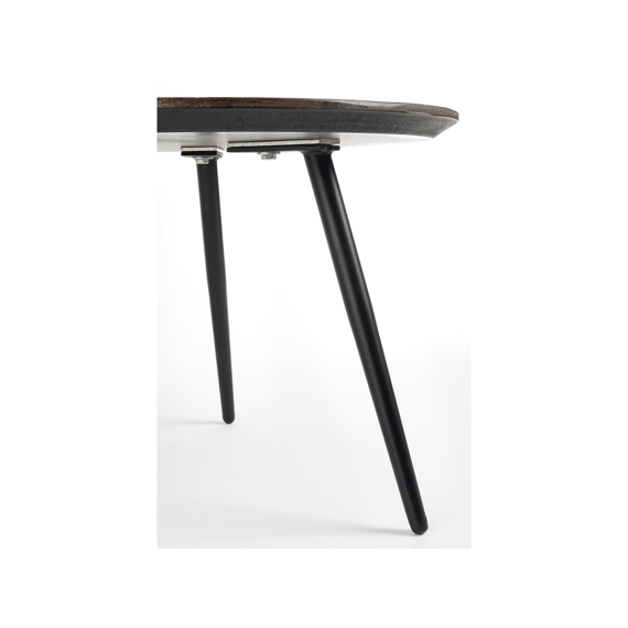 Dane Bijzettafel Bruin - H39xd54cm